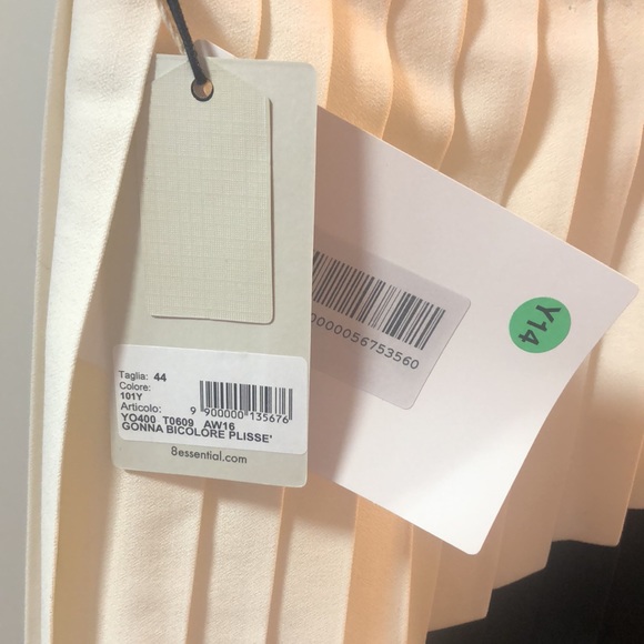 8 BY YOOX midi pleated skirt - Picture 2 of 5